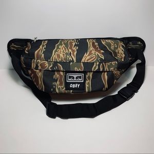 OBEY Drop Out Sling Pack - Tiger Stripe Camo - NWT